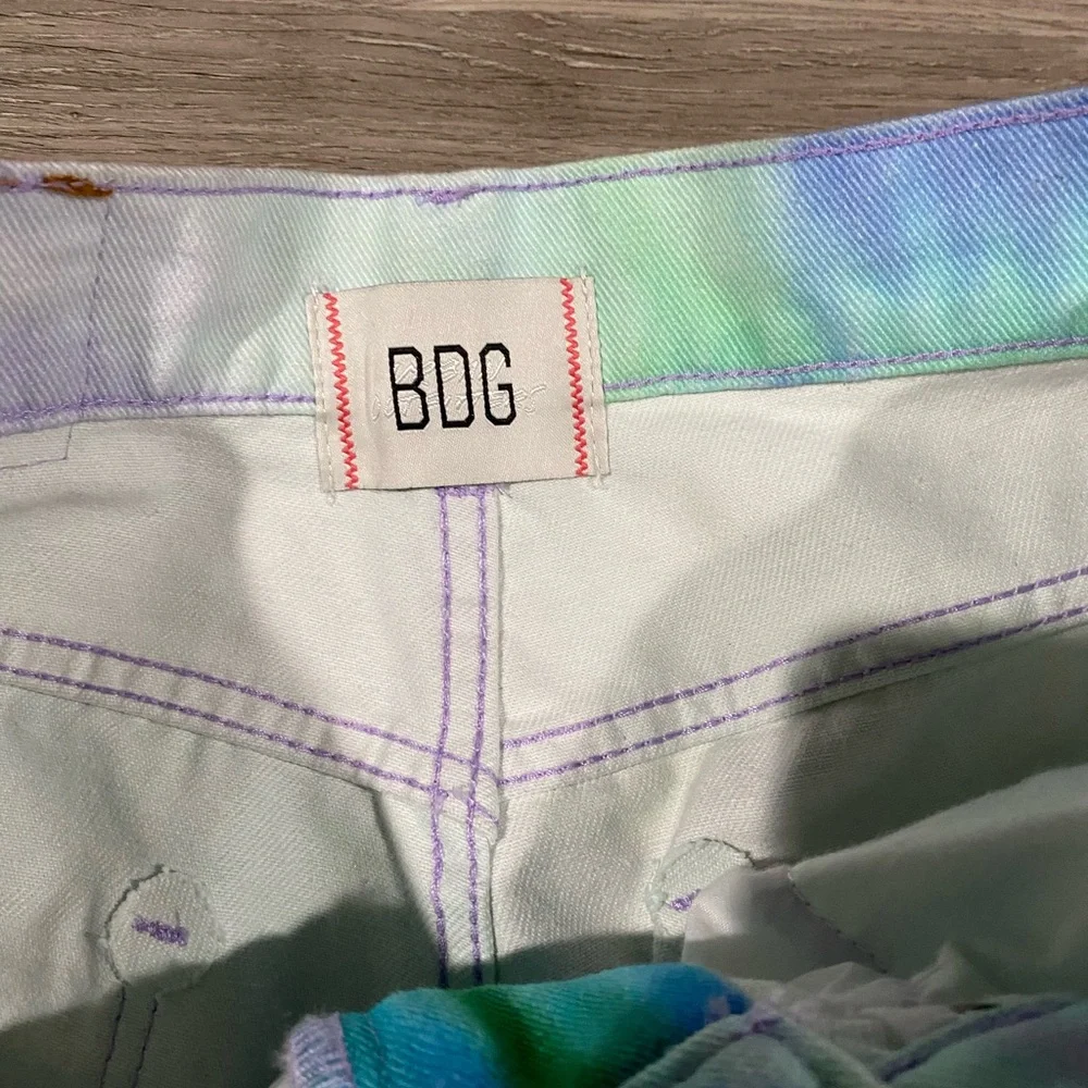 BDG x Urban Outfitters Festival Floral‎ Tie Dye Cowboy Jean High Waist 29